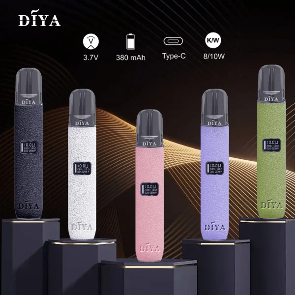 叮啞品牌專區官方正品電子煙主機與豐富口味 DIYA 煙彈台灣現貨推薦