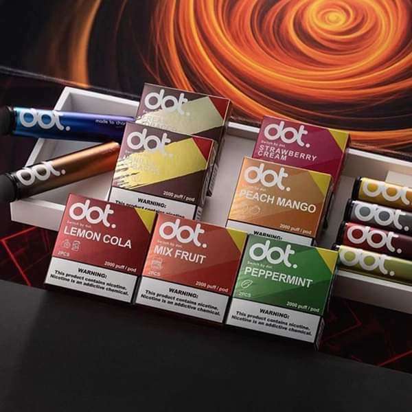 DOTMOD Switch 佩特里電子煙主機與預填充煙彈,展現時尚配色金屬機身與磁吸接口