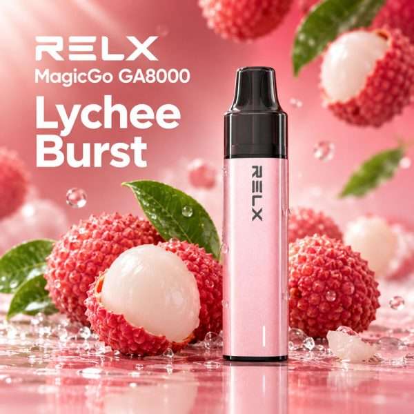 RELX MagicGo GA8000 悅刻8000口一次性電子煙|荔枝口味|台灣現貨7-11貨到付款