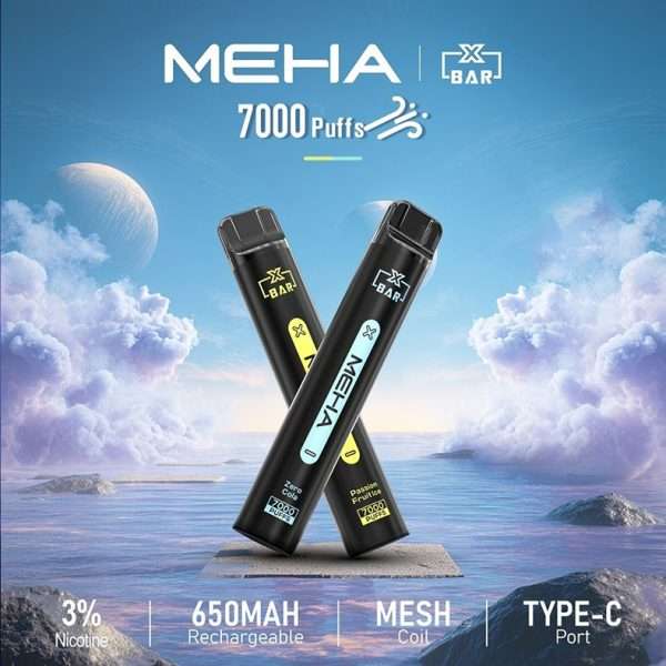 MEHA XBAR 7000 魅嗨小黑條 一次性拋棄式電子菸 7000口