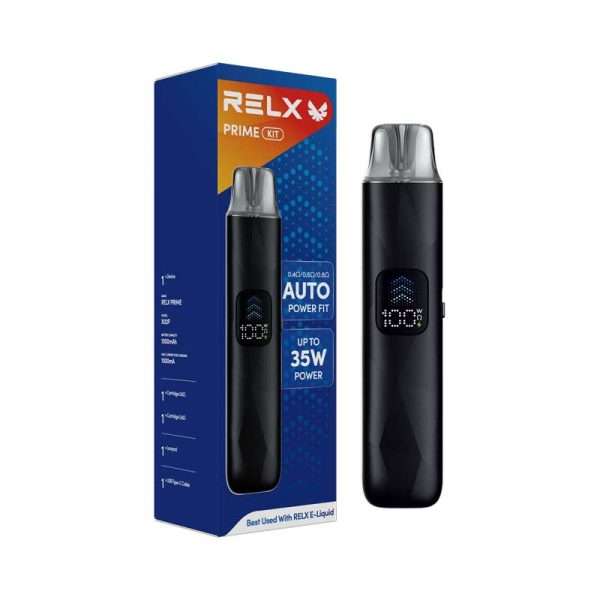 RELX PRIME 註油主機現貨:35W 強勁輸出、1200mAh 大電池,台北速遞貨到付款首選。